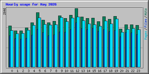 Hourly usage for May 2026